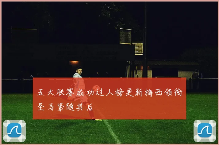 五大联赛成功过人榜更新梅西领衔圣马紧随其后